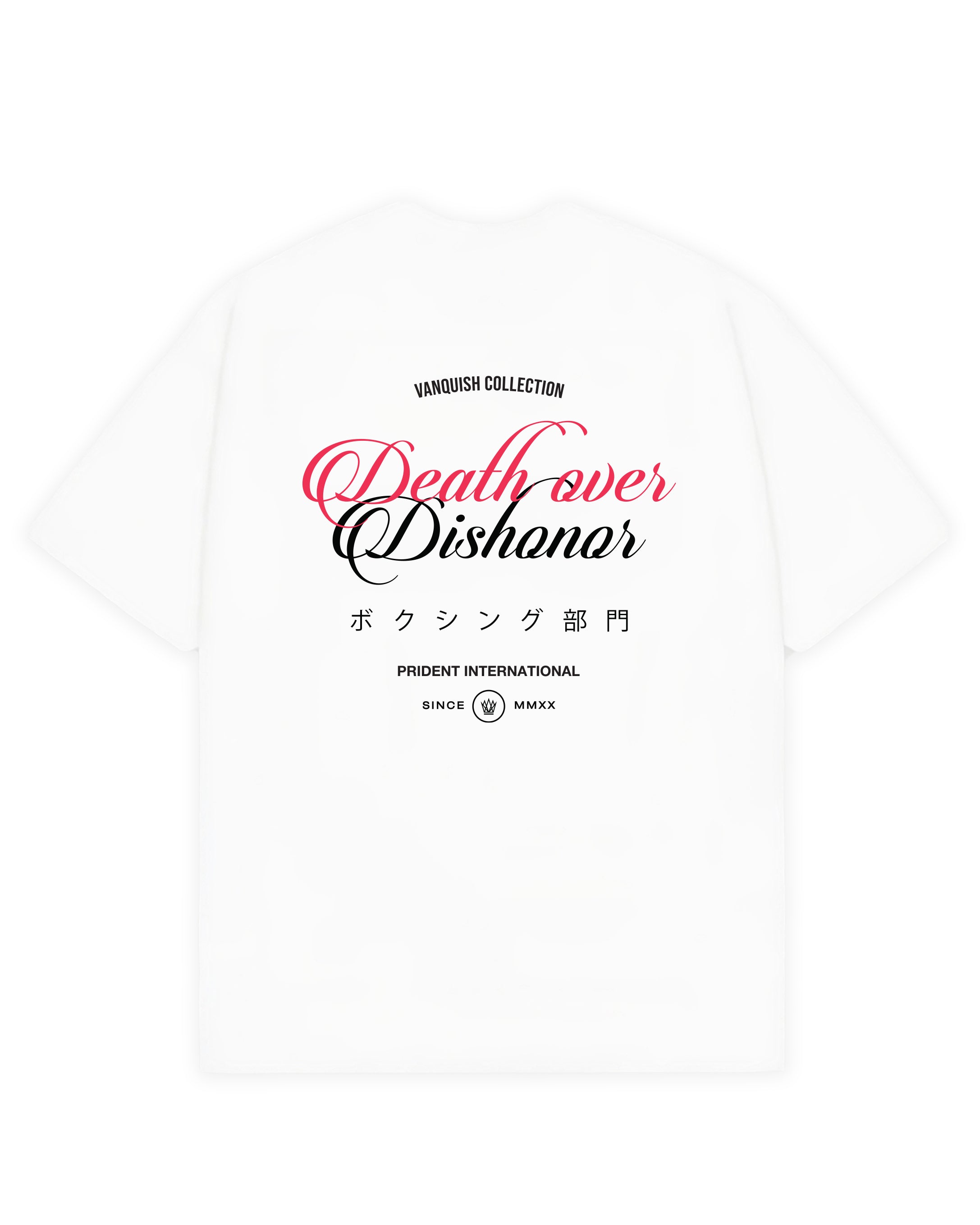 Death Over Dishonor T-Shirt - White